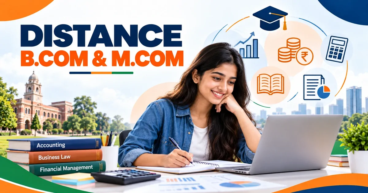 Distance B.Com & M.Com Admission